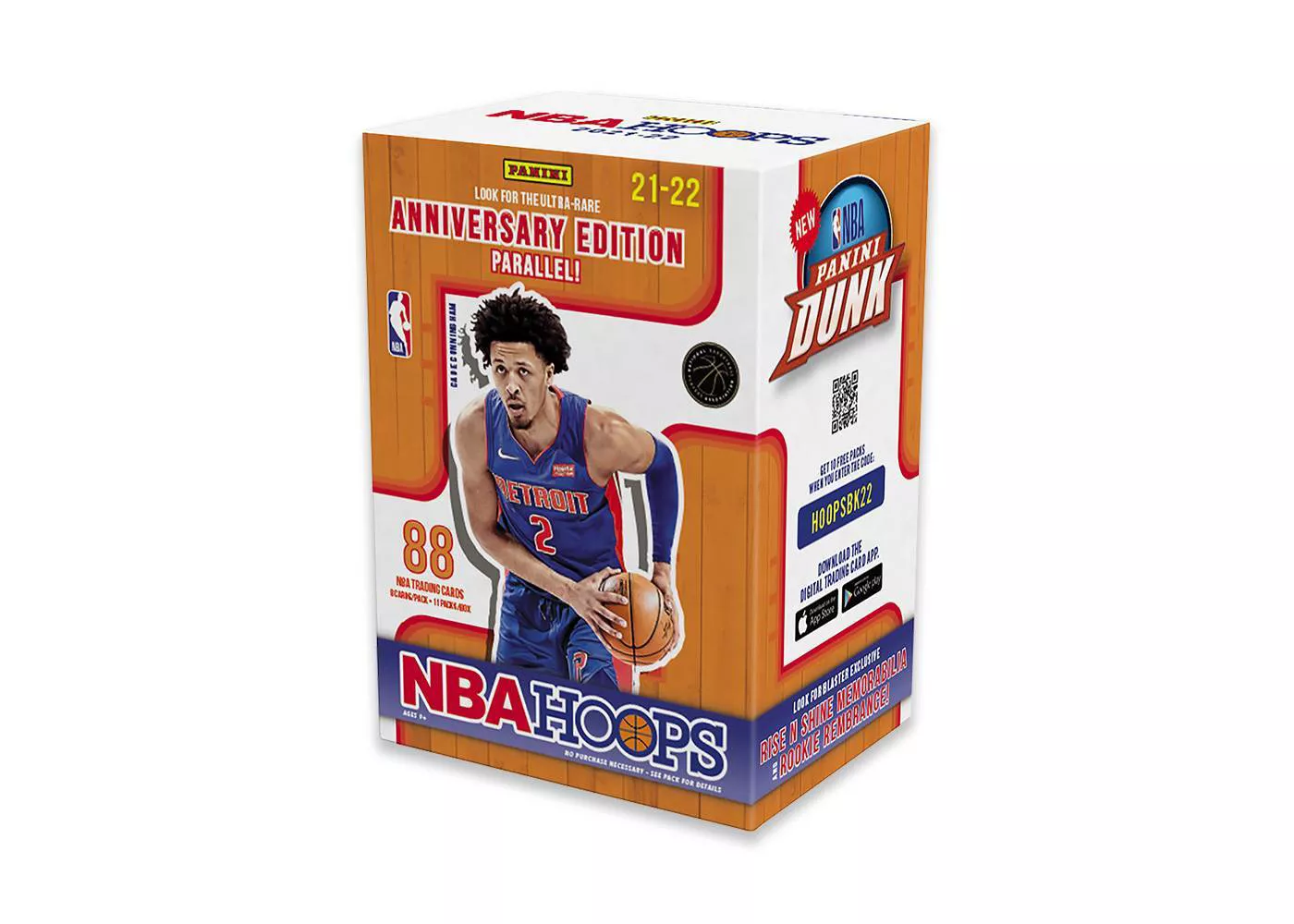 PANINI 2021-2022 NBA Hoops Blaster Box (11 Packs) - Big Shot's Cards ...