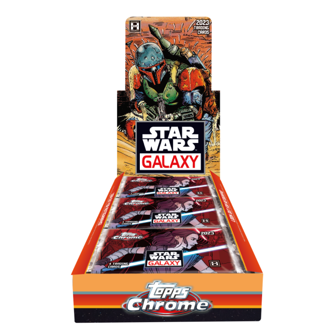 Topps 2023 Star Wars Chrome Galaxy Hobby Box Pack Big Shot's Cards